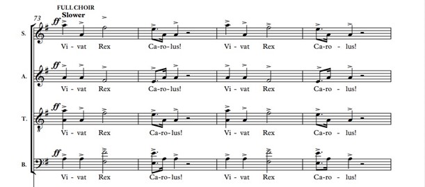 Vivat sheet music - Coronation 2023